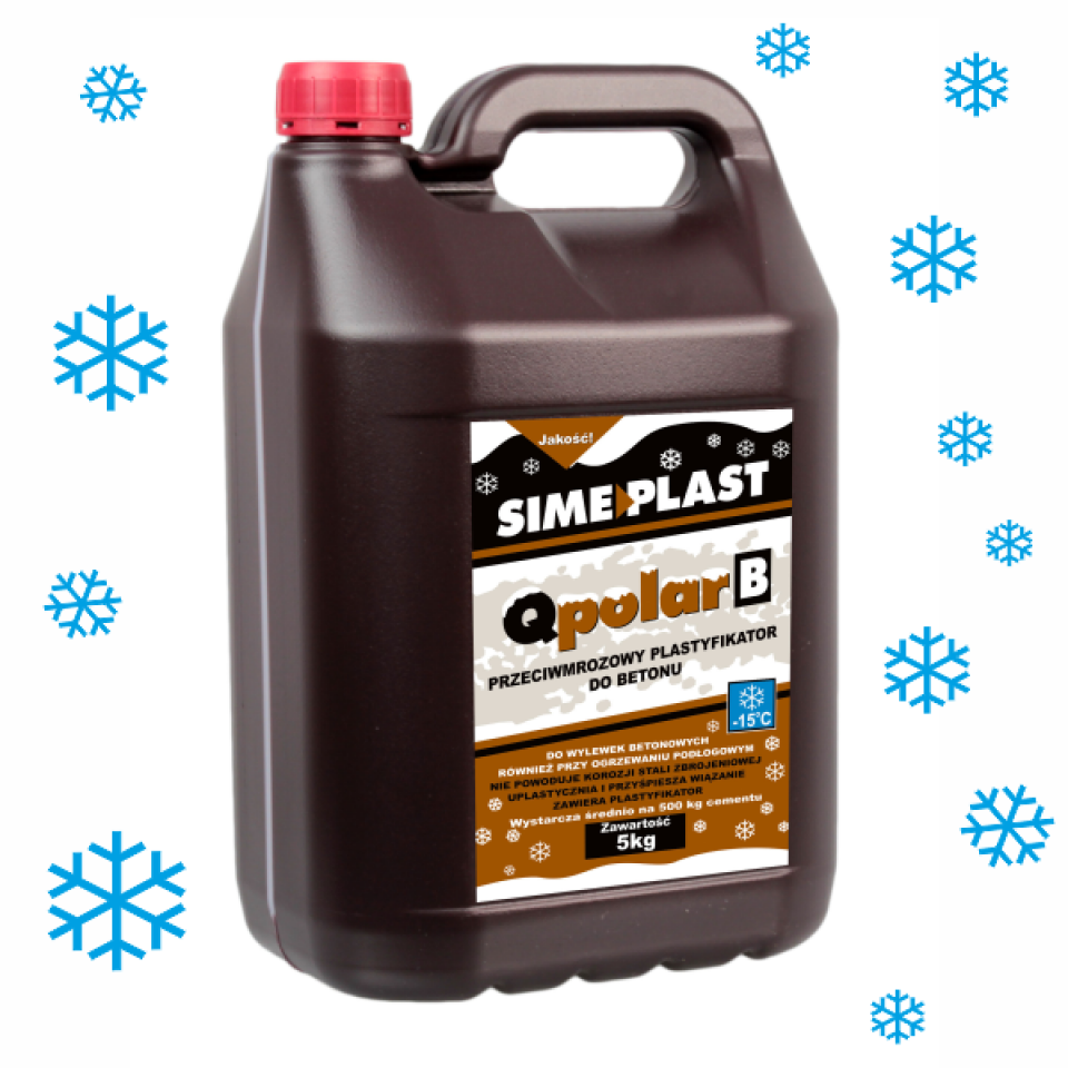 Przeciwmrozowy plastyfikator do betonu